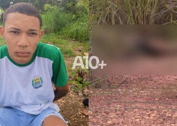 Jovem que estava desaparecido é encontrado morto com marcas de tiros e corpo parcialmente queimado em Teresina