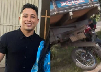 Homem morre após bater motocicleta contra traseira de veículo na zona Sul de Teresina; VÍDEO!