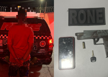 Adolescente é apreendido suspeito de aterrorizar moradores com série de roubos na zona Sudeste de Teresina