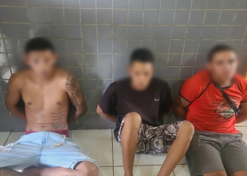PM prende três suspeitos de diversos assaltos no interior do Piauí; 4° indivíduo teria fugido para Teresina
