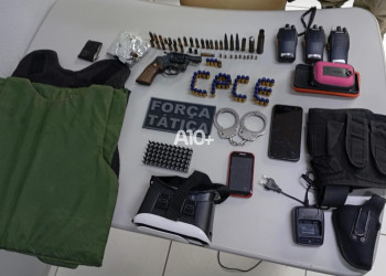 Homem é preso com armamento de uso exclusivo das forças de segurança e arsenal de munições no Piauí
