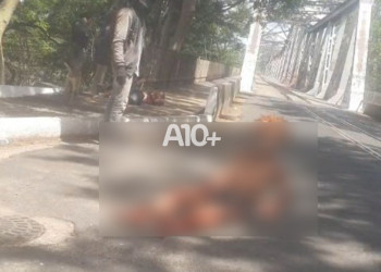 Mulher é encontrada seminua e ensanguentada na Ponte Metálica entre o Piauí e Maranhão