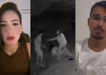 Câmeras de segurança flagram engenheira sendo agredida por ex no Piauí; homem alega legítima defesa