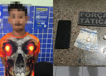 Homem que levaria drogas para festa de aniversário é preso pela polícia no litoral do Piauí