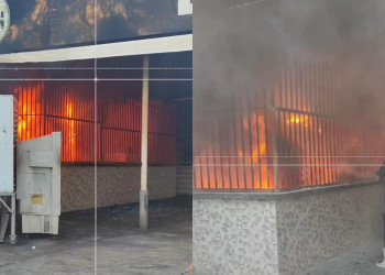 Incêndio atinge picanharia 