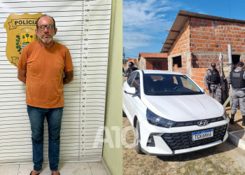 Motorista é preso durante entrega de drogas no litoral do Piauí; crack e maconha estavam dentro do carro