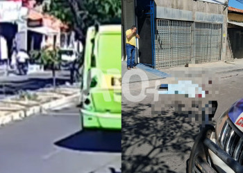 Vídeo mostra exato momento em que empresário é abordado e morto com tiro na cabeça em Teresina