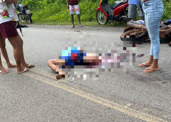 Motociclista perde parte da perna e morre após colisão frontal no Norte do Piauí