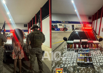 Passageira é presa com mais de 20 tabletes de entorpecentes dentro de ônibus no interior do Piauí