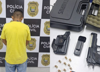 Homem é preso por porte ilegal de arma de fogo na zona rural Sudeste de Teresina