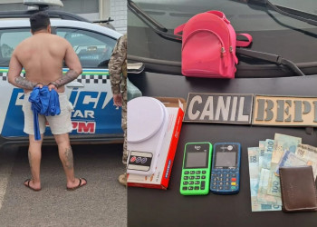 Homem é preso com drogas, munições e dinheiro durante operação policial no interior do Piauí
