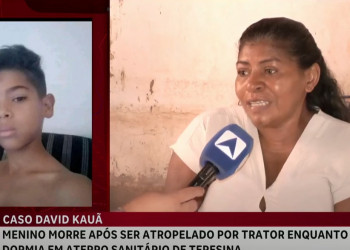 “Ele tinha vários sonhos”, lamenta avó de menino atropelado por trator em aterro sanitário de Teresina; polícia abre inquérito