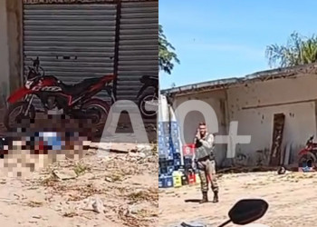 Homem é surpreendido e executado a tiros em posto de combustíveis na cidade de Altos, Piauí