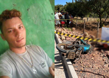 Homem morre após perder controle de moto e bater em pedras no Piauí; corpo ficou preso em cerca