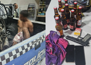 Suspeito de roubo em posto de combustíveis na zona Sul de Teresina é preso pela Polícia Militar