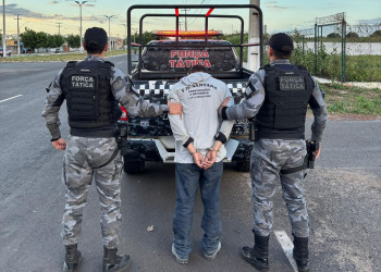 Condenado por roubo é preso pela polícia nas proximidades do Fórum de Parnaíba, litoral do Piauí