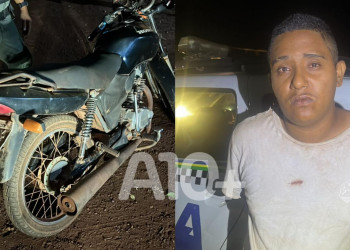 Assaltante suspeito de praticar dois crimes em uma mesma noite é preso após perseguição no Piauí