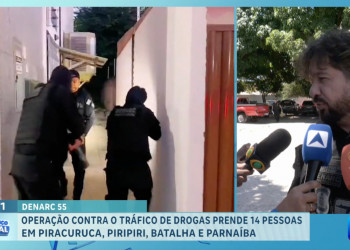 Mais de 10 criminosos, entre eles, membros do PCC, são presos em megaoperação do Denarc no Piauí