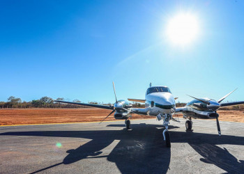 Governador entrega modernização do aeródromo de Corrente, que recebeu investimentos de mais de R$ 7 milhões