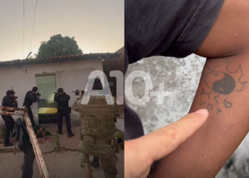 Grávida com tatuagem do PCC e envolvida com crimes é uma das presas em operação do DRACO contra faccionados em Teresina