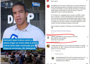 Polícia encontrou mulher envolvida em triângulo amoroso que terminou com homem morto após reportagem da TV Antena 10 / A10+