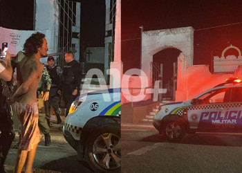 Homem em situação de rua é preso após furtar arma de policial militar no litoral do Piauí