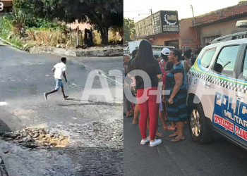 Vídeo mostra jovem correndo antes de ser executado com vários tiros dentro de metalúrgica em Teresina