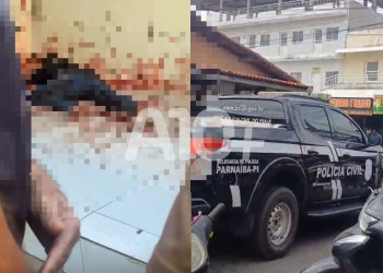 Suspeito de assalto é linchado após tentar roubar cordão de ouro de comerciante em Parnaíba, Piauí