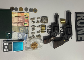 PM prende trio e apreende armas após ameaças a moradores na zona Norte de Teresina; um suspeito foi baleado
