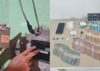 Homem é preso por tráfico após denúncias de venda de drogas em estádio no Piauí; entorpecentes estavam escondidos em compartimento secreto de casa