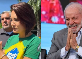 Michelle sobe o tom contra Lula em ato pró-Bolsonaro e dispara: “cachaceiro sem vergonha”