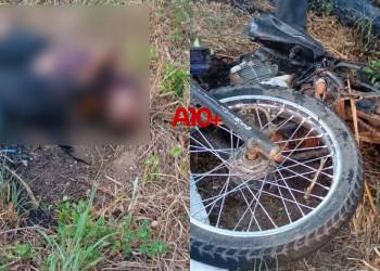 Motociclista tenta desviar de veículo, invade pista contrária, mas morre após ser atropelado no interior do Piauí