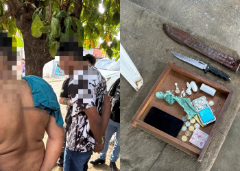 Dois homens são presos pela polícia no interior do Piauí; um deles tem envolvimento com homicídio
