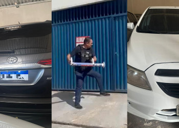 Polícia Civil apreende veículos em depósito clandestino na zona Sul de Teresina; VÍDEO!