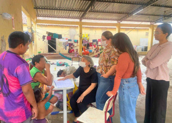 FMS faz força-tarefa após registro de caso de tuberculose em abrigo de venezuelanos de Teresina