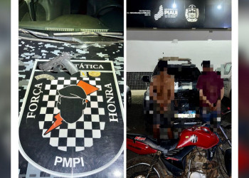 Suspeitos de roubarem motos no sul do Piauí são presos pela polícia no Maranhão