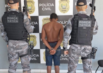 Jovem é preso sob suspeita de agredir a própria mãe na zona rural de Esperantina, Piauí