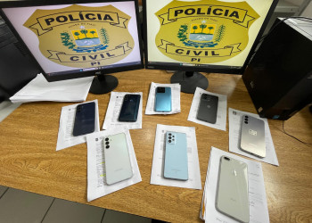 Polícia Civil recupera celulares roubados no Piauí e em outros estados do país