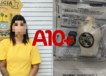 No Piauí, mulher é presa após apresentar documento falso e tentar entrar em presídio com comprimidos e fumo escondidos nas partes íntimas