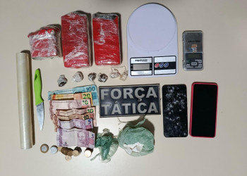 Mulher é presa com crack e cocaína no interior do Piauí; recebia as drogas do Sul do país