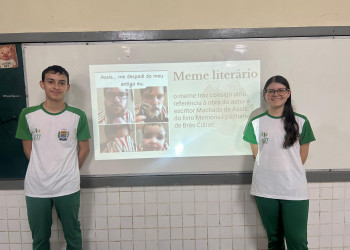 Alunos transformam clássicos da literatura em memes através de projeto de leitura em Piracuruca, Piauí