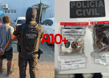 Polícia desarticula boca de fumo e prende casal suspeito de traficar drogas em Teresina