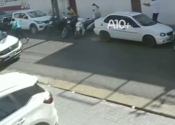 Vídeo mostra momento em que casal é assassinado nas proximidades de hospital no Centro de Teresina
