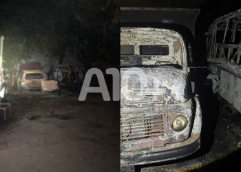 Incêndio destrói veículos em oficina na zona Sul de Teresina