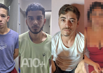 Três homens são presos e adolescente é apreendida após troca de tiros com policiais no litoral do Piauí