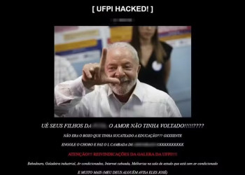 Ataque cibernético que estampou foto de Lula no site da UFPI foi encomendado por manifestante, diz delegado da PF