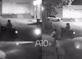 Vídeo mostra exato momento em que jovem é executado a tiros na porta de casa em Teresina