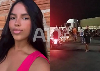 Jovem morre em grave acidente envolvendo moto e carreta no Piauí; outras duas pessoas ficaram feridas