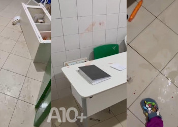 Discussão entre supostos faccionados termina em briga dentro de pronto-socorro em Parnaíba, no Piauí; VÍDEO!