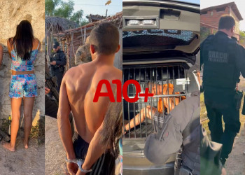 Polícia deflagra operação e cumpre mais de 30 mandados judiciais contra faccionados em Teresina e no Maranhão; VÍDEO!